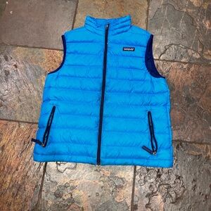 Patagonia Blue Kids Puffer Vest
